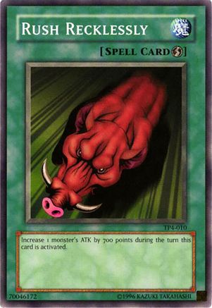 Rush Recklessly (TP4-010) - Tournament Pack 4 Unlimited Tournament Pack 4 Yugioh Single  Squirtle Squad Card Shop.