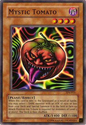Mystic Tomato (TP4-015) - Tournament Pack 4 Unlimited Tournament Pack 4 Yugioh Single  Squirtle Squad Card Shop.