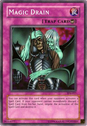 Magic Drain (TP4-017) - Tournament Pack 4 Unlimited Tournament Pack 4 Yugioh Single  Squirtle Squad Card Shop.