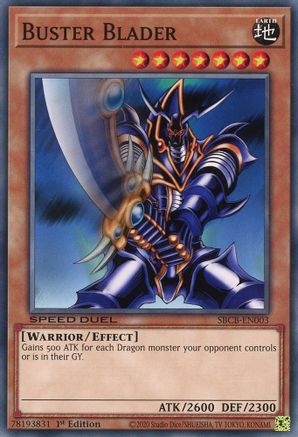 Buster Blader (SBCB-EN003) - Speed Duel: Battle City Box 1st Edition Speed Duel: Battle City Box Yugioh Single  Squirtle Squad Card Shop.