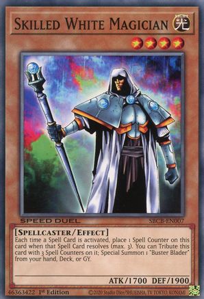 Skilled White Magician (SBCB-EN007) - Speed Duel: Battle City Box 1st Edition Speed Duel: Battle City Box Yugioh Single  Squirtle Squad Card Shop.