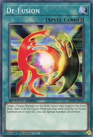 De-Fusion (SBCB-EN012) - Speed Duel: Battle City Box 1st Edition Speed Duel: Battle City Box Yugioh Single  Squirtle Squad Card Shop.
