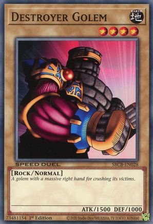 Destroyer Golem (SBCB-EN028) - Speed Duel: Battle City Box 1st Edition Speed Duel: Battle City Box Yugioh Single  Squirtle Squad Card Shop.