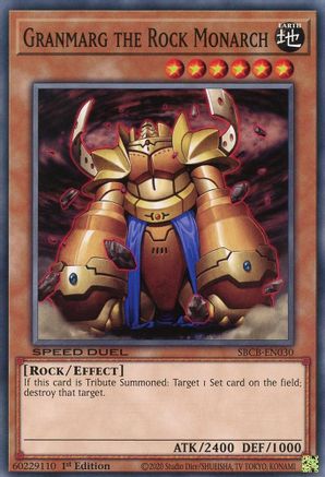 Granmarg the Rock Monarch (SBCB-EN030) - Speed Duel: Battle City Box 1st Edition Speed Duel: Battle City Box Yugioh Single  Squirtle Squad Card Shop.
