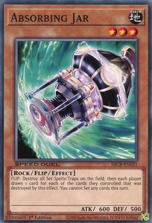 Absorbing Jar (SBCB-EN031) - Speed Duel: Battle City Box 1st Edition Speed Duel: Battle City Box Yugioh Single  Squirtle Squad Card Shop.