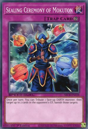 Sealing Ceremony of Mokuton (SBCB-EN038) - Speed Duel: Battle City Box 1st Edition Speed Duel: Battle City Box Yugioh Single  Squirtle Squad Card Shop.