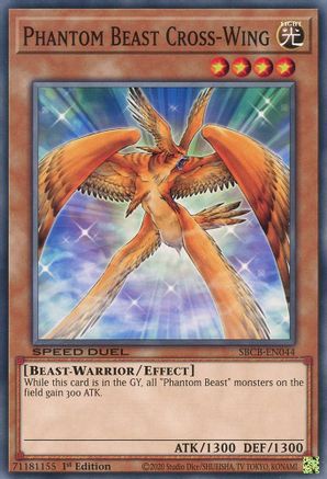 Phantom Beast Cross-Wing (SBCB-EN044) - Speed Duel: Battle City Box 1st Edition Speed Duel: Battle City Box Yugioh Single  Squirtle Squad Card Shop.