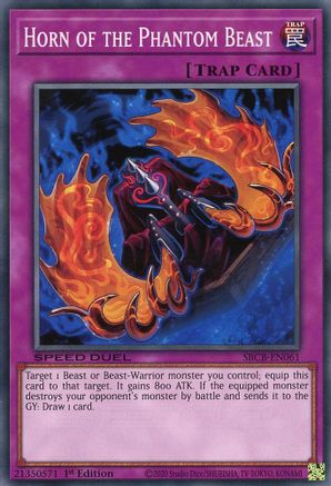 Horn of the Phantom Beast (SBCB-EN061) - Speed Duel: Battle City Box 1st Edition Speed Duel: Battle City Box Yugioh Single  Squirtle Squad Card Shop.