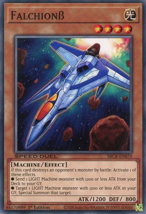 Falchion Beta (SBCB-EN070) - Speed Duel: Battle City Box 1st Edition Speed Duel: Battle City Box Yugioh Single  Squirtle Squad Card Shop.