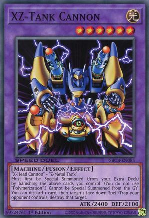 XZ-Tank Cannon (SBCB-EN085) - Speed Duel: Battle City Box 1st Edition Speed Duel: Battle City Box Yugioh Single  Squirtle Squad Card Shop.