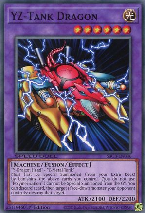 YZ-Tank Dragon (SBCB-EN086) - Speed Duel: Battle City Box 1st Edition Speed Duel: Battle City Box Yugioh Single  Squirtle Squad Card Shop.