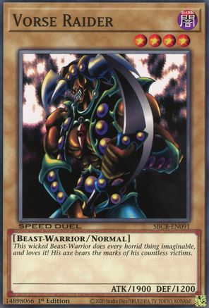 Vorse Raider (SBCB-EN091) - Speed Duel: Battle City Box 1st Edition Speed Duel: Battle City Box Yugioh Single  Squirtle Squad Card Shop.