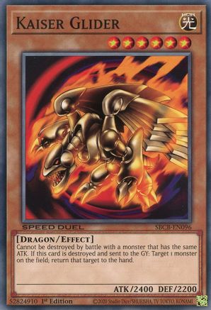 Kaiser Glider (SBCB-EN096) - Speed Duel: Battle City Box 1st Edition Speed Duel: Battle City Box Yugioh Single  Squirtle Squad Card Shop.