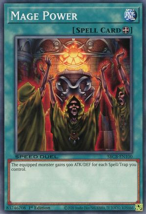 Mage Power (SBCB-EN100) - Speed Duel: Battle City Box 1st Edition Speed Duel: Battle City Box Yugioh Single  Squirtle Squad Card Shop.