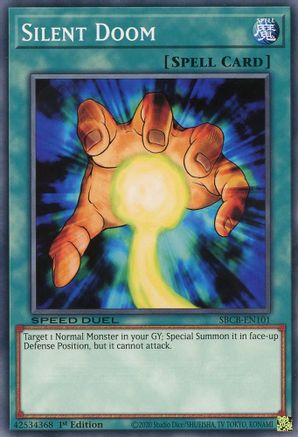 Silent Doom (SBCB-EN101) - Speed Duel: Battle City Box 1st Edition Speed Duel: Battle City Box Yugioh Single  Squirtle Squad Card Shop.