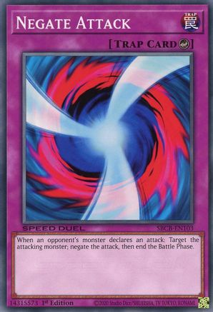 Negate Attack (SBCB-EN103) - Speed Duel: Battle City Box 1st Edition Speed Duel: Battle City Box Yugioh Single  Squirtle Squad Card Shop.