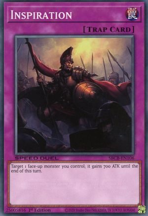 Inspiration (SBCB-EN106) - Speed Duel: Battle City Box 1st Edition Speed Duel: Battle City Box Yugioh Single  Squirtle Squad Card Shop.