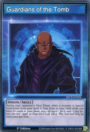 Guardians of the Tomb (SBCB-ENS06) - Speed Duel: Battle City Box 1st Edition Speed Duel: Battle City Box Yugioh Single  Squirtle Squad Card Shop.
