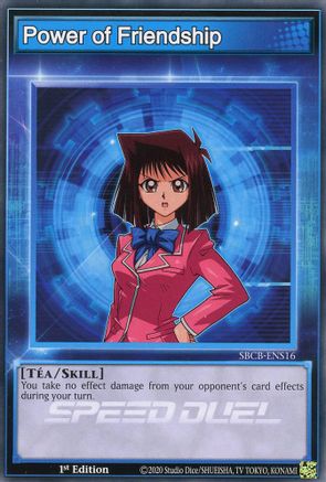Power of Friendship (SBCB-ENS16) - Speed Duel: Battle City Box 1st Edition Speed Duel: Battle City Box Yugioh Single  Squirtle Squad Card Shop.