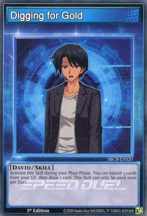 Digging for Gold (SBCB-ENS20) - Speed Duel: Battle City Box 1st Edition Speed Duel: Battle City Box Yugioh Single  Squirtle Squad Card Shop.