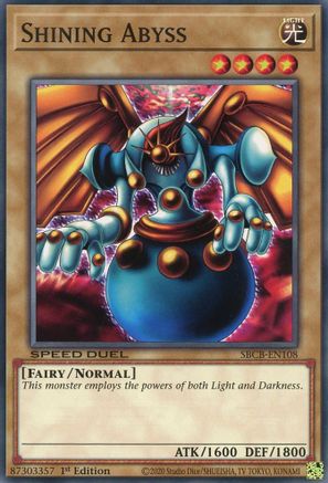 Shining Abyss (SBCB-EN108) - Speed Duel: Battle City Box 1st Edition Speed Duel: Battle City Box Yugioh Single  Squirtle Squad Card Shop.