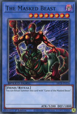 The Masked Beast (SBCB-EN116) - Speed Duel: Battle City Box 1st Edition Speed Duel: Battle City Box Yugioh Single  Squirtle Squad Card Shop.