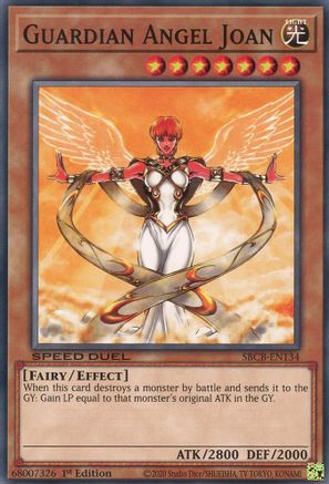 Guardian Angel Joan (SBCB-EN134) - Speed Duel: Battle City Box 1st Edition Speed Duel: Battle City Box Yugioh Single  Squirtle Squad Card Shop.