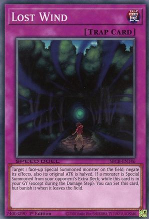 Lost Wind (SBCB-EN146) - Speed Duel: Battle City Box 1st Edition Speed Duel: Battle City Box Yugioh Single  Squirtle Squad Card Shop.