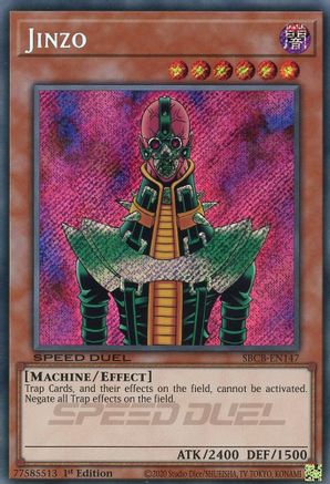 Jinzo (Secret) (SBCB-EN147) - Speed Duel: Battle City Box 1st Edition Speed Duel: Battle City Box Yugioh Single  Squirtle Squad Card Shop.