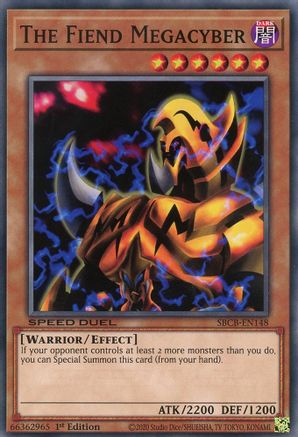 The Fiend Megacyber (SBCB-EN148) - Speed Duel: Battle City Box 1st Edition Speed Duel: Battle City Box Yugioh Single  Squirtle Squad Card Shop.