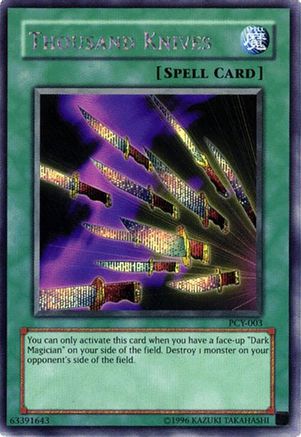 Thousand Knives (PCY-003) - Power of Chaos: Yugi the Destiny Limited Power of Chaos: Yugi the Destiny Yugioh Single  Squirtle Squad Card Shop.