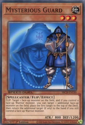 Mysterious Guard (SBCB-EN150) - Speed Duel: Battle City Box 1st Edition Speed Duel: Battle City Box Yugioh Single  Squirtle Squad Card Shop.