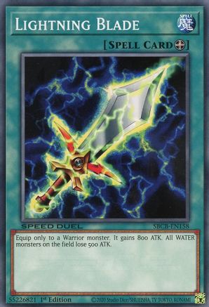 Lightning Blade (SBCB-EN158) - Speed Duel: Battle City Box 1st Edition Speed Duel: Battle City Box Yugioh Single  Squirtle Squad Card Shop.