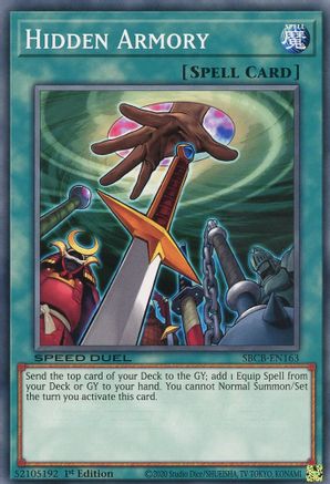 Hidden Armory (SBCB-EN163) - Speed Duel: Battle City Box 1st Edition Speed Duel: Battle City Box Yugioh Single  Squirtle Squad Card Shop.