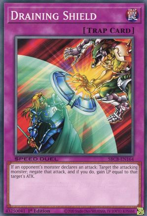 Draining Shield (SBCB-EN164) - Speed Duel: Battle City Box 1st Edition Speed Duel: Battle City Box Yugioh Single  Squirtle Squad Card Shop.
