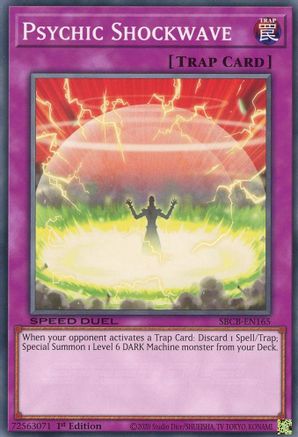 Psychic Shockwave (SBCB-EN165) - Speed Duel: Battle City Box 1st Edition Speed Duel: Battle City Box Yugioh Single  Squirtle Squad Card Shop.