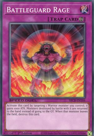 Battleguard Rage (SBCB-EN166) - Speed Duel: Battle City Box 1st Edition Speed Duel: Battle City Box Yugioh Single  Squirtle Squad Card Shop.
