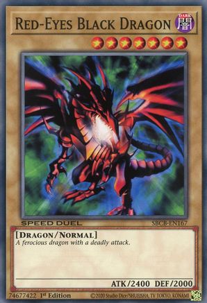 Red-Eyes Black Dragon (SBCB-EN167) - Speed Duel: Battle City Box 1st Edition Speed Duel: Battle City Box Yugioh Single  Squirtle Squad Card Shop.