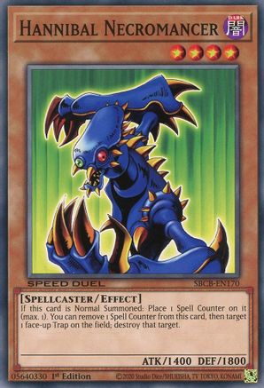 Hannibal Necromancer (SBCB-EN170) - Speed Duel: Battle City Box 1st Edition Speed Duel: Battle City Box Yugioh Single  Squirtle Squad Card Shop.