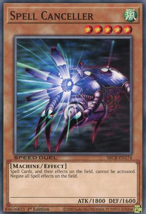 Spell Canceller (SBCB-EN174) - Speed Duel: Battle City Box 1st Edition Speed Duel: Battle City Box Yugioh Single  Squirtle Squad Card Shop.