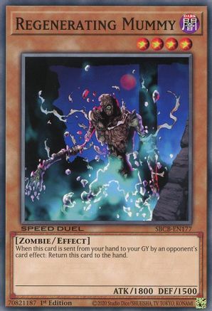 Regenerating Mummy (SBCB-EN177) - Speed Duel: Battle City Box 1st Edition Speed Duel: Battle City Box Yugioh Single  Squirtle Squad Card Shop.