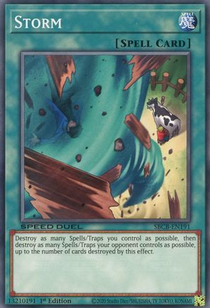 Storm (SBCB-EN191) - Speed Duel: Battle City Box 1st Edition Speed Duel: Battle City Box Yugioh Single  Squirtle Squad Card Shop.