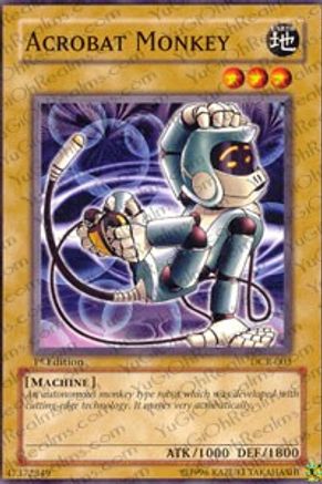 Acrobat Monkey (DCR-003) - Dark Crisis Unlimited Dark Crisis Yugioh Single  Squirtle Squad Card Shop.
