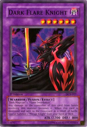 Dark Flare Knight (DCR-017) - Dark Crisis Unlimited Dark Crisis Yugioh Single  Squirtle Squad Card Shop.