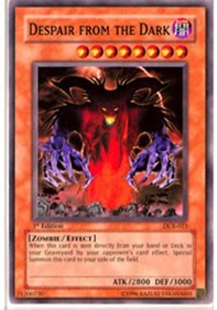 Despair from the Dark (DCR-023) - Dark Crisis Unlimited Dark Crisis Yugioh Single  Squirtle Squad Card Shop.