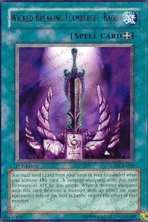 Wicked-Breaking Flamberge - Baou (DCR-035) - Dark Crisis Unlimited Dark Crisis Yugioh Single  Squirtle Squad Card Shop.