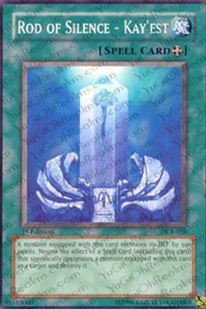 Rod of Silence - Kay'est (DCR-036) - Dark Crisis 1st Edition Dark Crisis Yugioh Single  Squirtle Squad Card Shop.