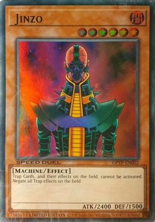 Jinzo (OPTP-EN002) - Miscellaneous Promotional Cards Limited Miscellaneous Promotional Cards Yugioh Single  Squirtle Squad Card Shop.