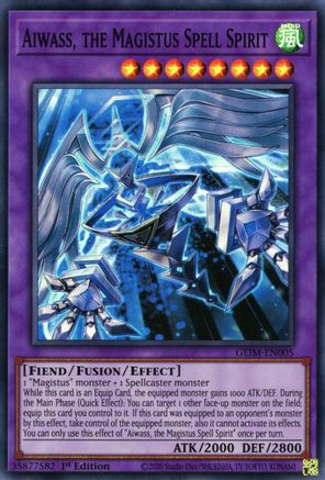 Aiwass, the Magistus Spell Spirit (GEIM-EN005) - Genesis Impact 1st Edition Genesis Impact Yugioh Single  Squirtle Squad Card Shop.