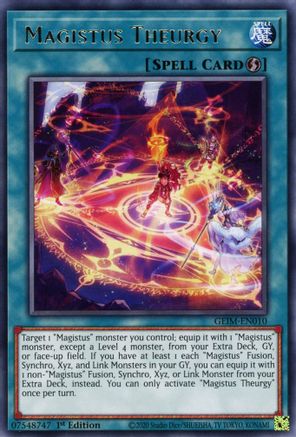 Magistus Theurgy (GEIM-EN010) - Genesis Impact 1st Edition Genesis Impact Yugioh Single  Squirtle Squad Card Shop.